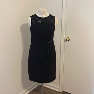Sandra Darren black dress, size 10.